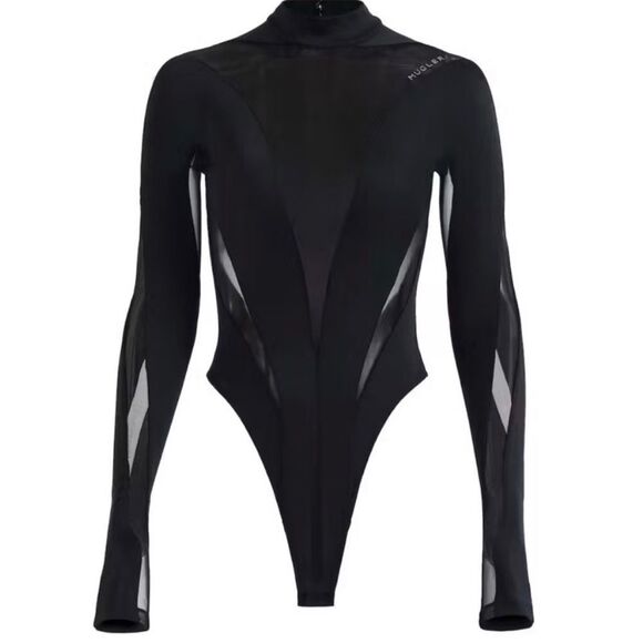 Mugler H & M Mesh Body Medium NWT Medium - Picture 2 of 4